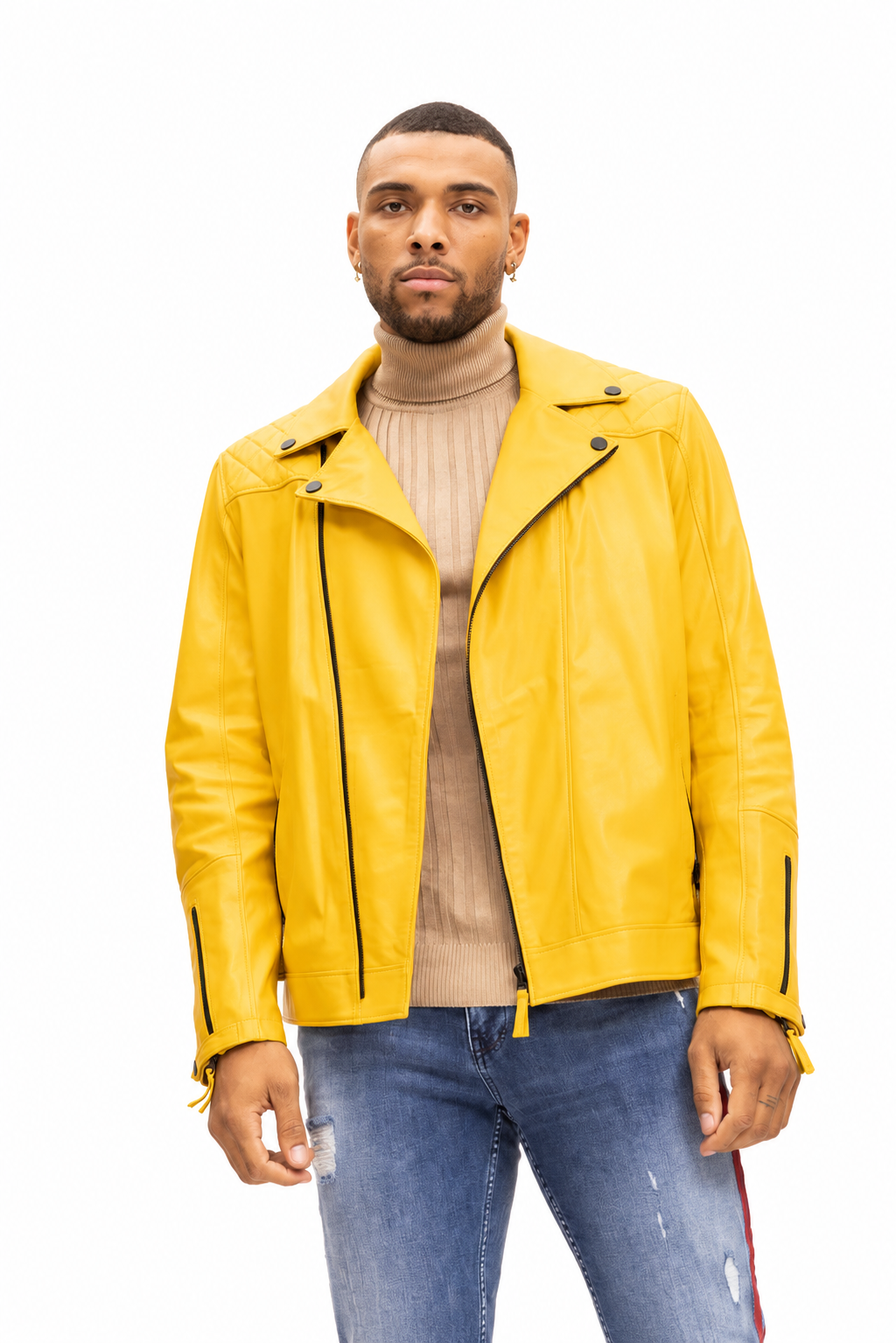 nappa lambskin leather jacket