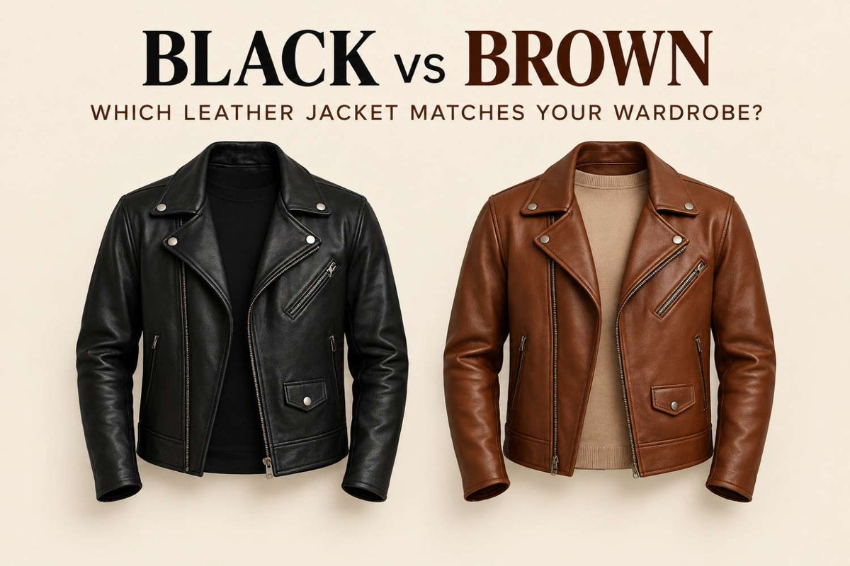 Black vs Brown: Which Leather Jacket Matches Your Wardrobe?