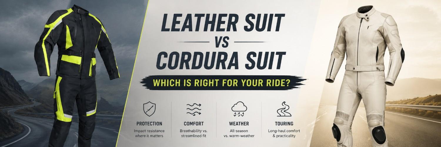 Leather Suit vs Cordura Suit: Which Is Right for Your Ride?