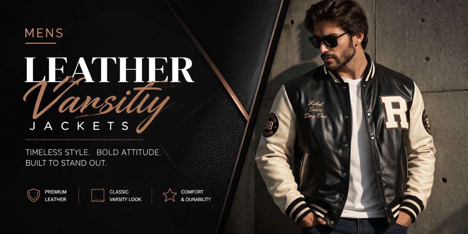 mens leather varsity jackets