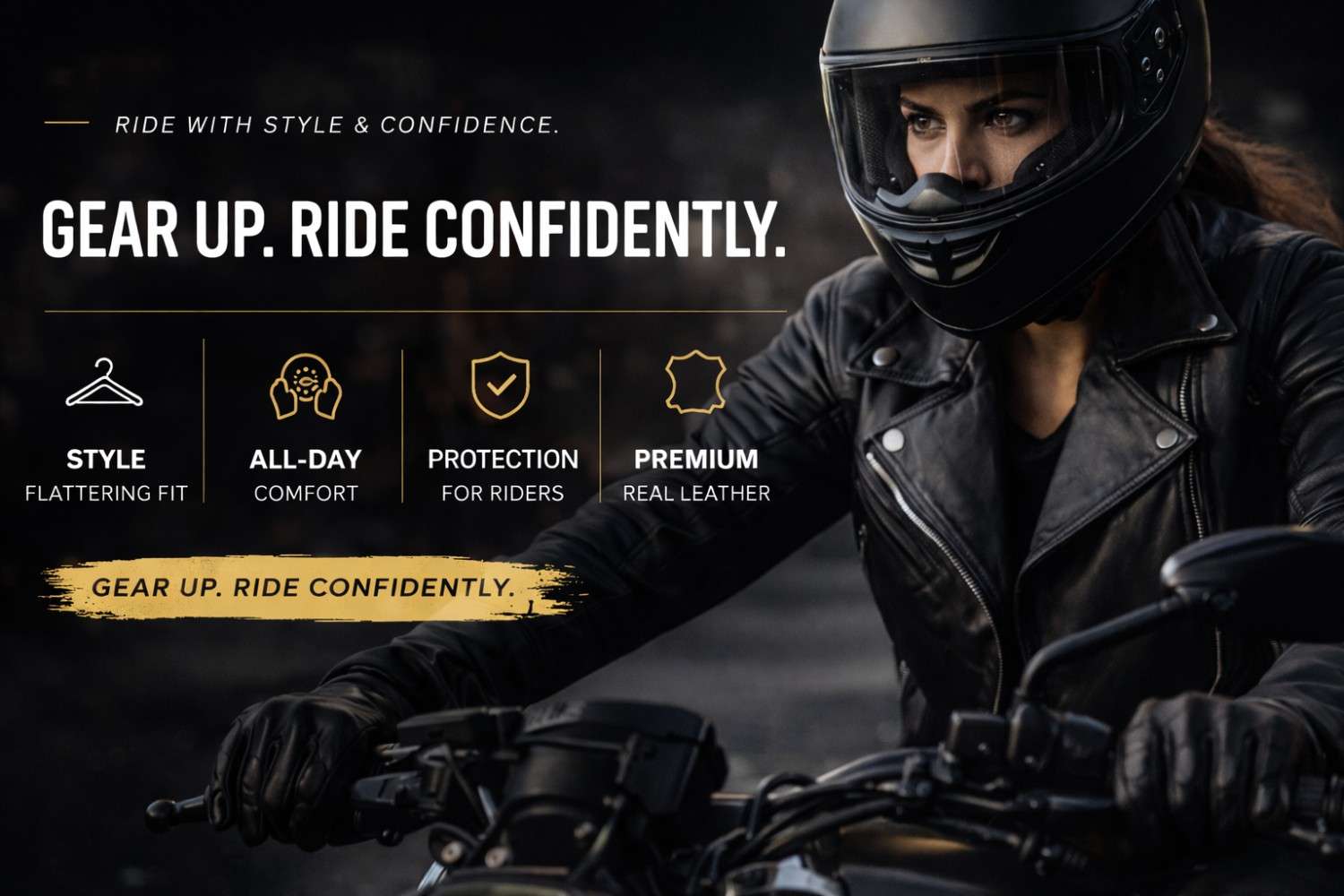 Women's Leather Motorcycle Jackets