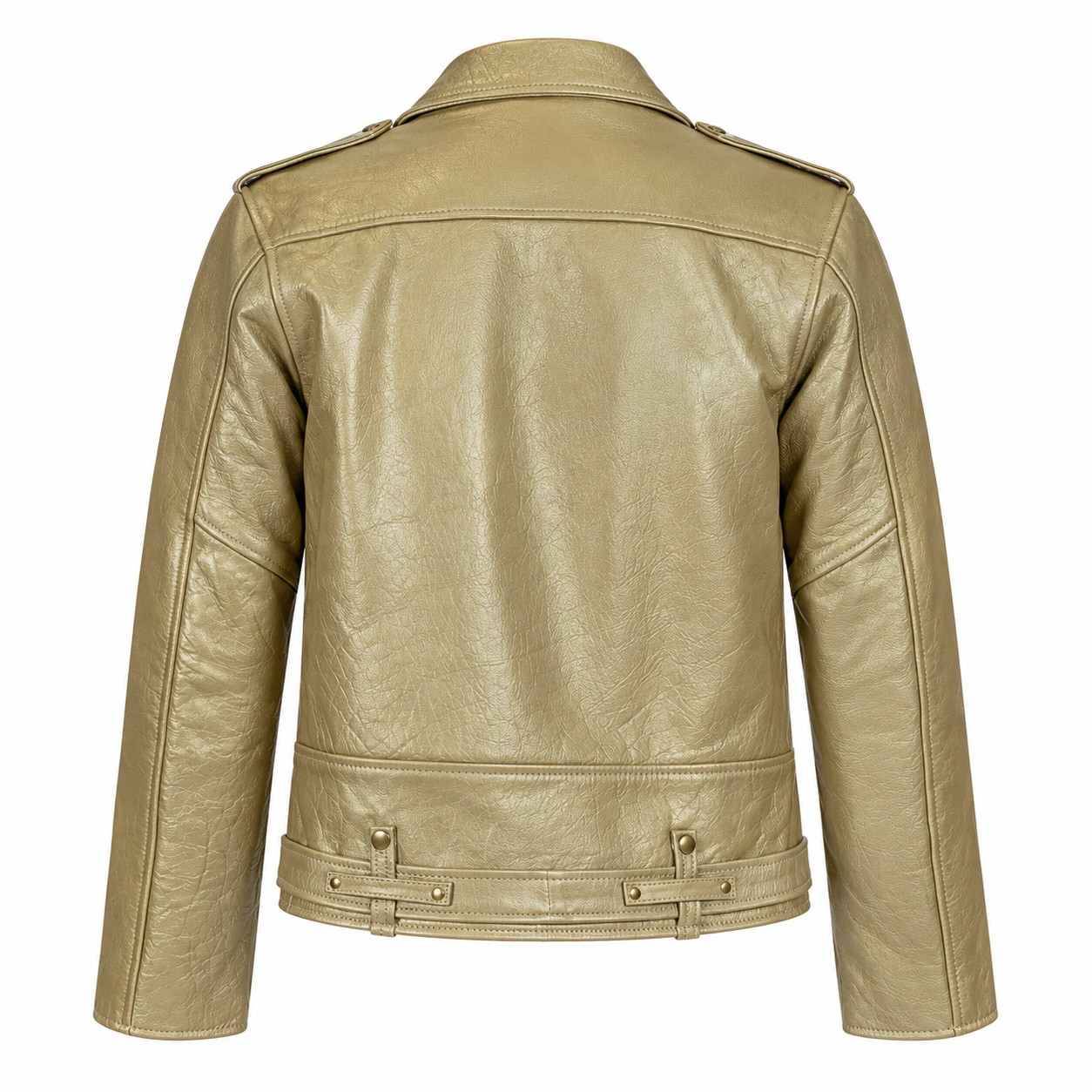 Commando – Gold Leather Jacket