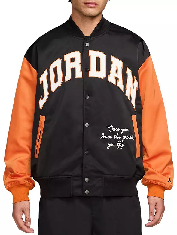 Black and orange Jordan jacket 