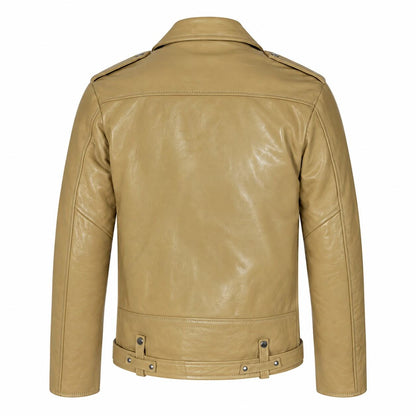 Commando – Prairie Sand Leather Jacket For Mens