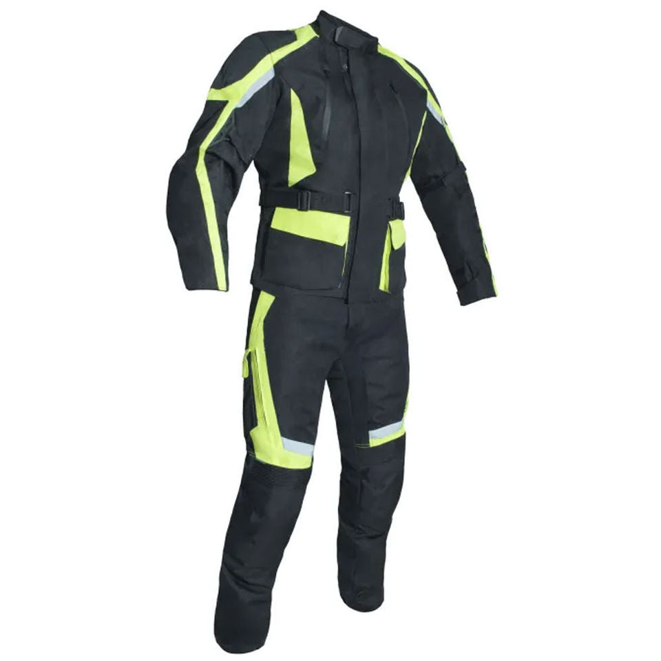 Women Biker Riding Suit High Visibility Motorcycle Jacket Pant Protective Gear