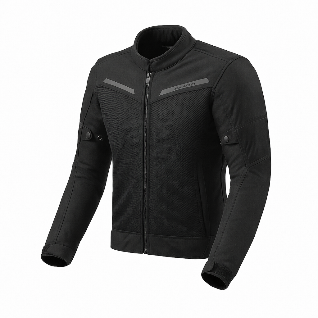 Black motorcycle jacket  - cordura