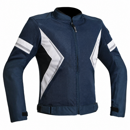 Women’s Blue Summer Mesh Motorcycle Jacket