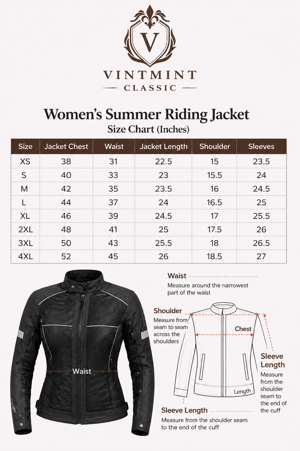 Women’s Blue Summer Mesh Motorcycle Jacket