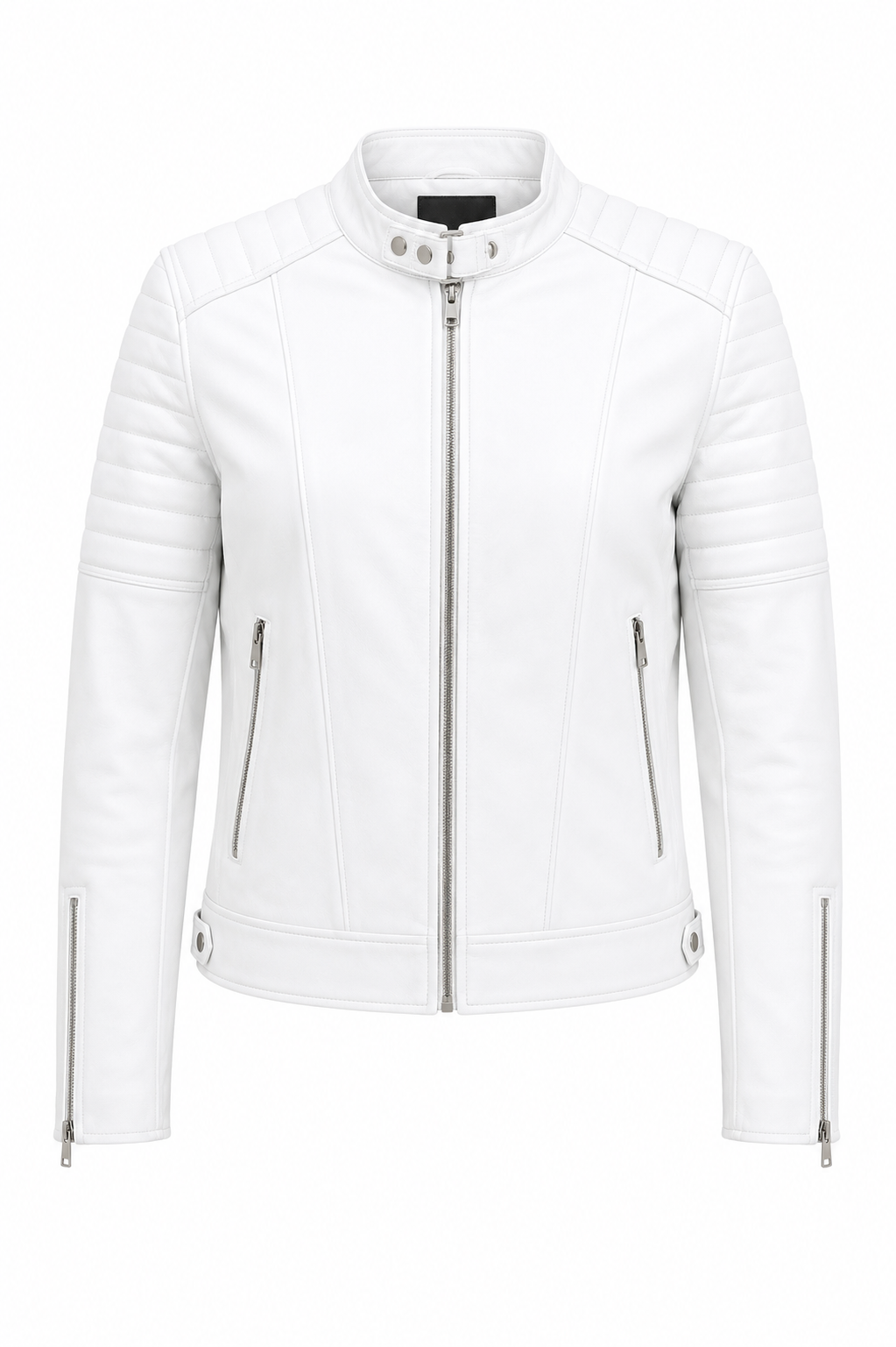 Roadster leather jacket made from nappa lambskin leather