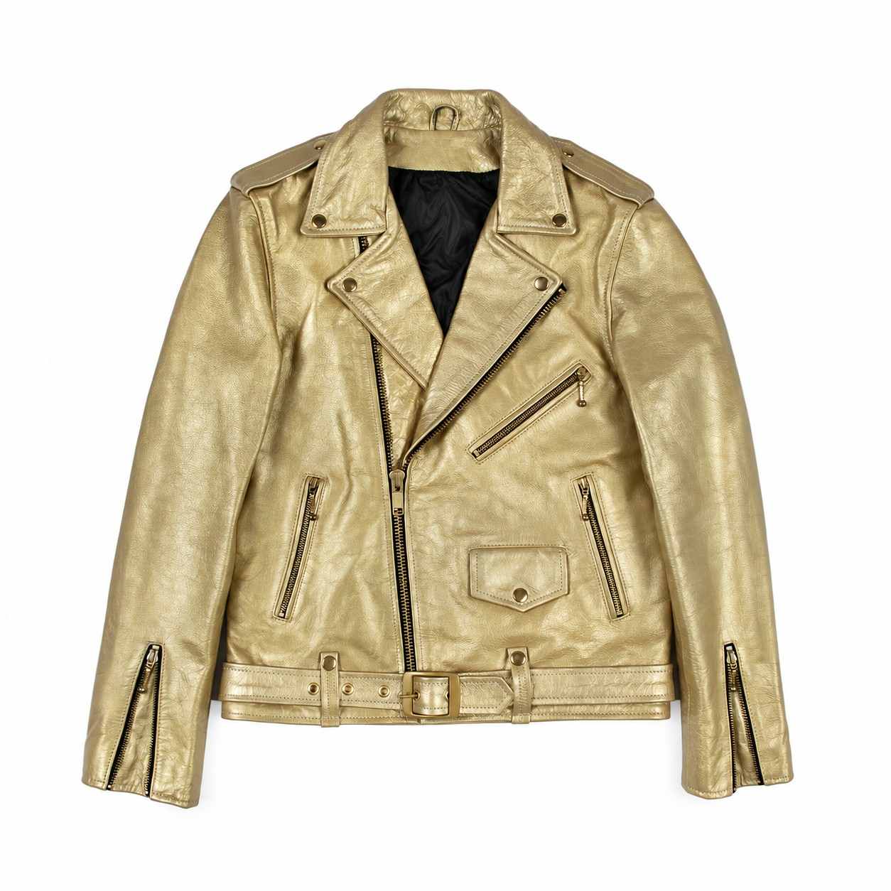 Commando – Gold Leather Jacket
