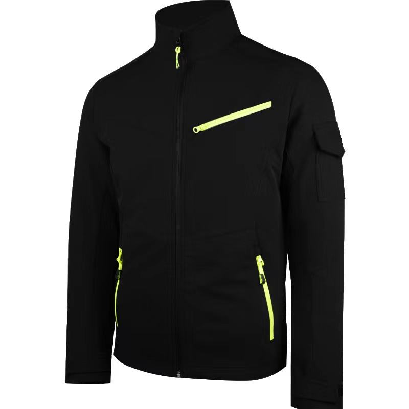 Mens Cordura Textile Jacket Black