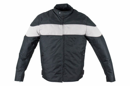 Men’s Textile Motorcycle Jacket grey color