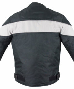 Men’s Textile Motorcycle Jacket – Casual Slim Fit Cordura Riding Jacket