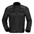 Men’s summer mesh motorcycle jacket in black breathable riding design