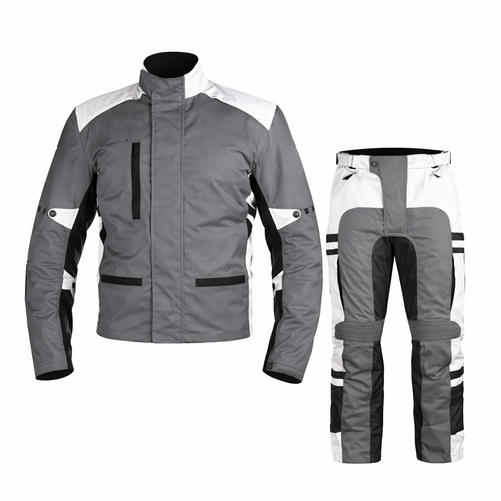 Touring Motorcycle Textile Suit 2 Piece Jacket Pants Set