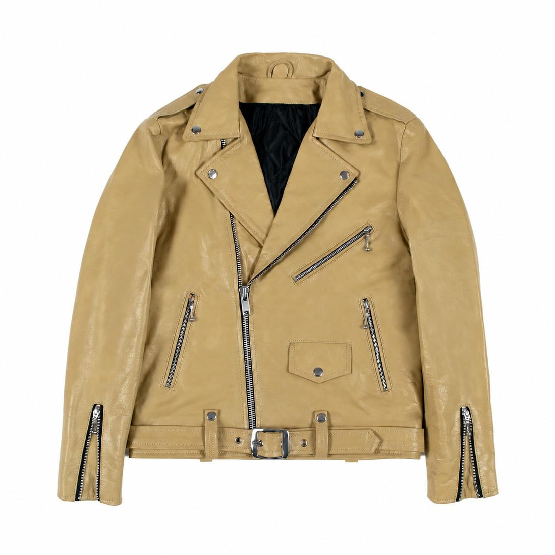 Commando – Prairie Sand Leather Jacket For Mens