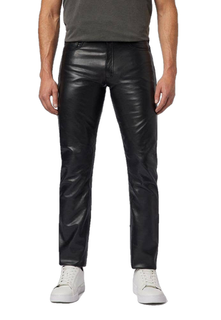 Premium Men’s Genuine Sheep Leather Pant – Modern Fit Black Edition