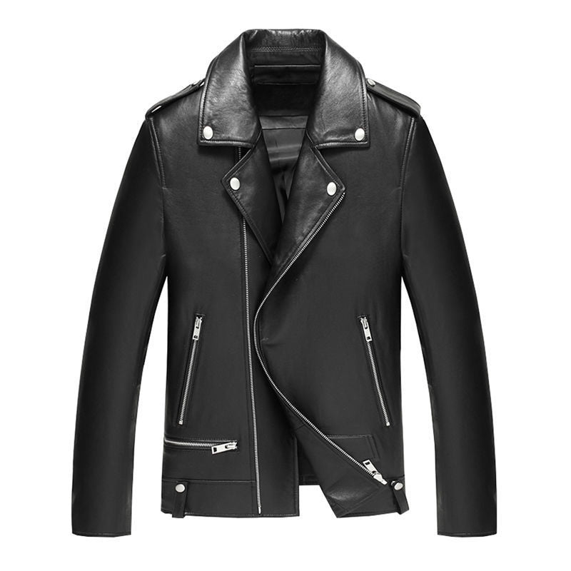 Leather Jacket Motorcycle Leather Men&