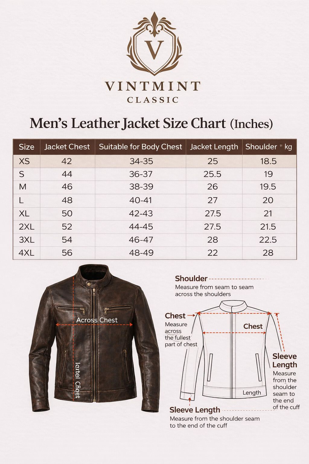 Men’s Vintage Brown Leather Motorcycle Jacket Rebel Biker Riding Jacket with Patches