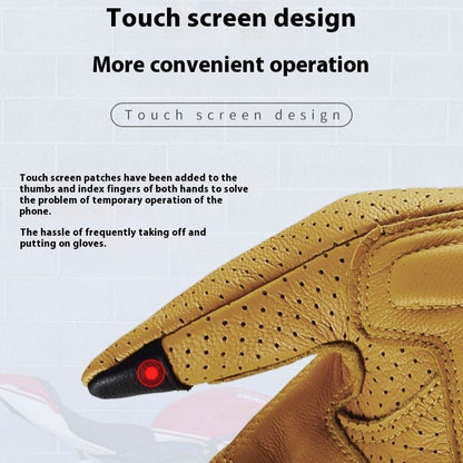 Motorbike Gloves Motorcycle Equipment Warm Breathable Gloves - Vintmint Classic