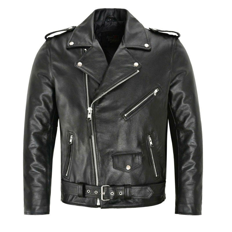 Popular Motorcycle Leather Men&