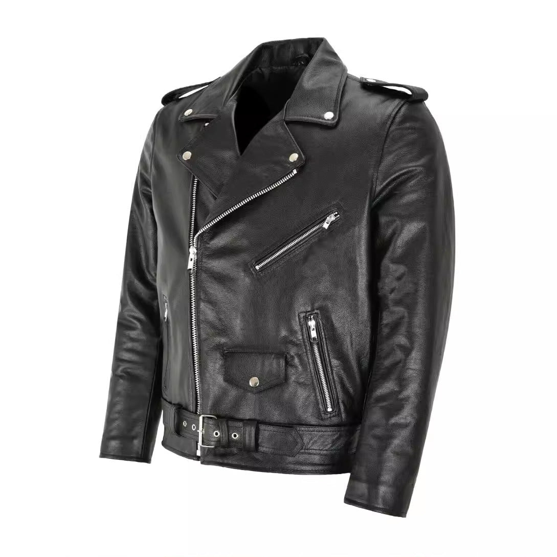 Popular Motorcycle Leather Men&