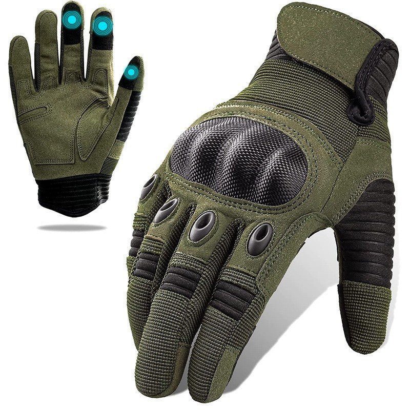 Touch Screen Military Fans Tactical Full Finger Motorbike Gloves - Vintmint Classic