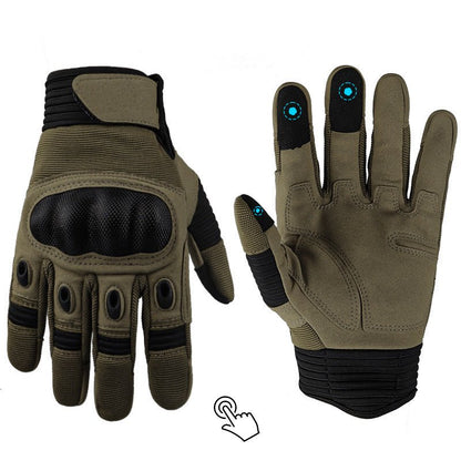 Touch Screen Military Fans Tactical Full Finger Motorbike Gloves - Vintmint Classic