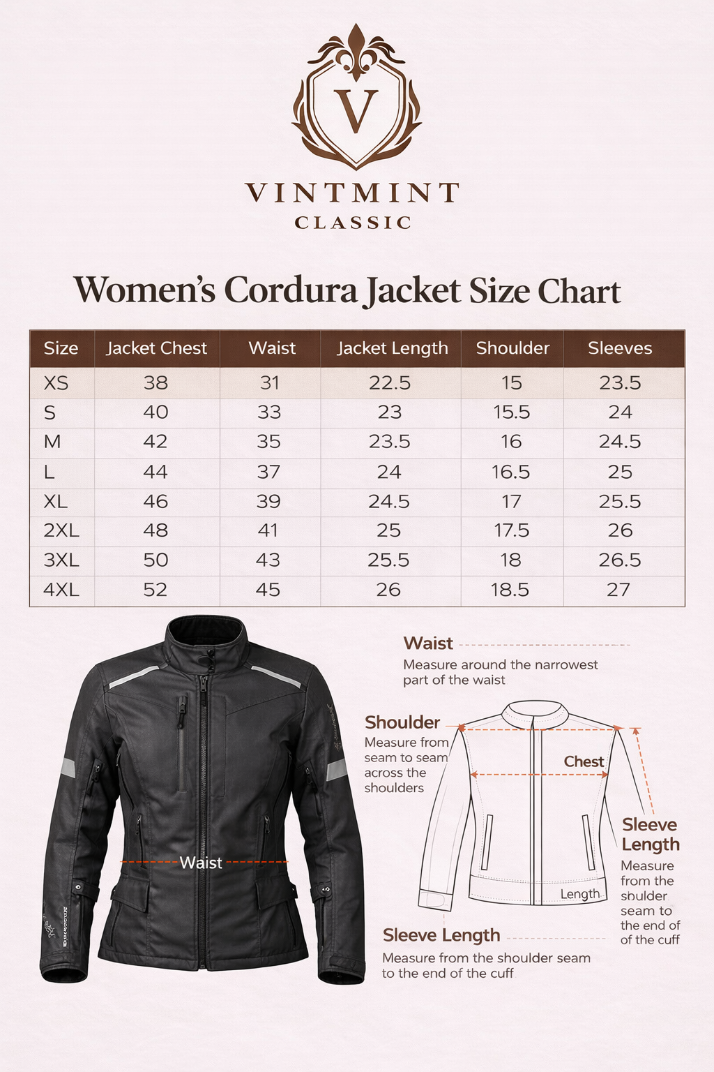Womens Mesh Motorcycle Jacket – High Visibility Breathable Cordura Summer Riding Jacket
